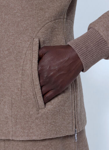 LN-CC® - Max Mara: Hooded Wool-Blend Sweatshirt - Beige Max Mara Hooded Wool-Blend Sweatshirt Beige max0266203