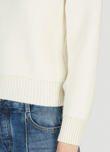Bottega Veneta Knot Sweater White bov0251100