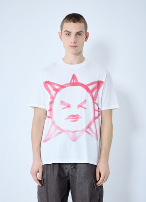 Our Legacy Squinting Sun T-Shirt Brown our0160007
