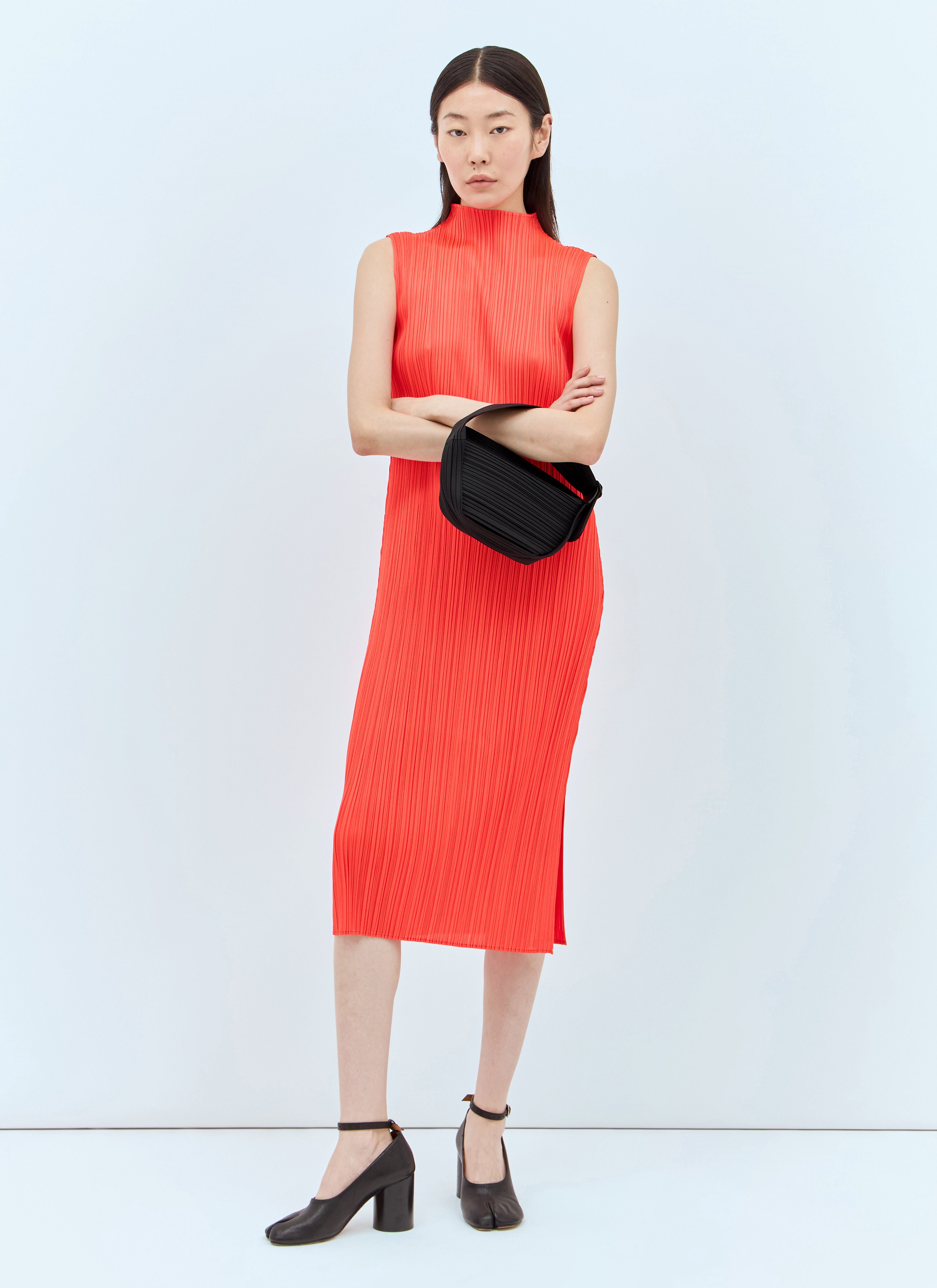 Pleats Please Issey Miyake Women's' Pleats Half-Moon Handbag