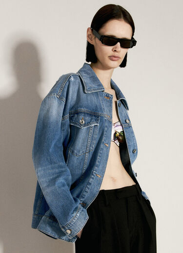 Dolce & Gabbana 矩形太阳镜  黑色 ldg0355003
