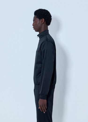 MM6 Maison Margiela Zip-Front Jacket Black mmm0164003