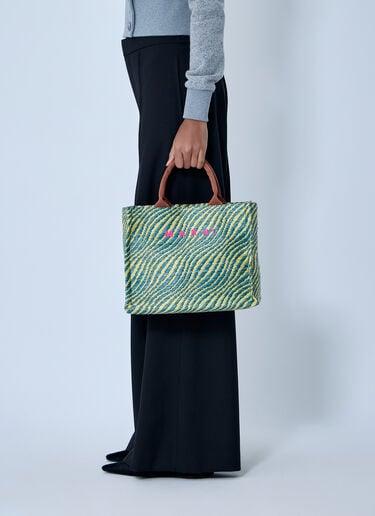 작은 바스켓 백 Marni 작은 바스켓 백 녹색 mni0263023