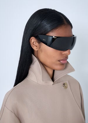 A$AP Rocky X Ray-Ban Ultra Wrap 002 Sunglasses Black lar0362002