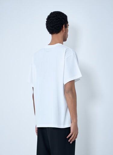 MM6 Maison Margiela Cotton Jersey Logo T-Shirt White mmm0163016
