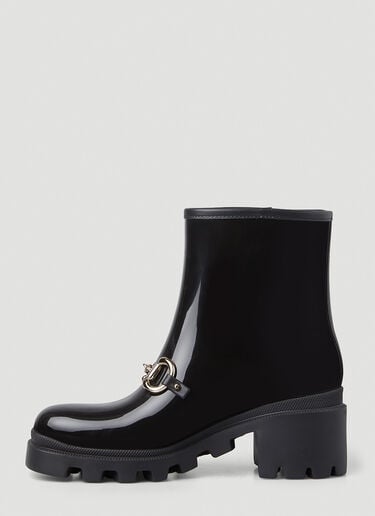 Gucci Horsebit Rain Boots Black guc0247113