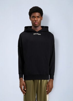 Palm Angels Classic Logo Over Hoodie Black pma0164071