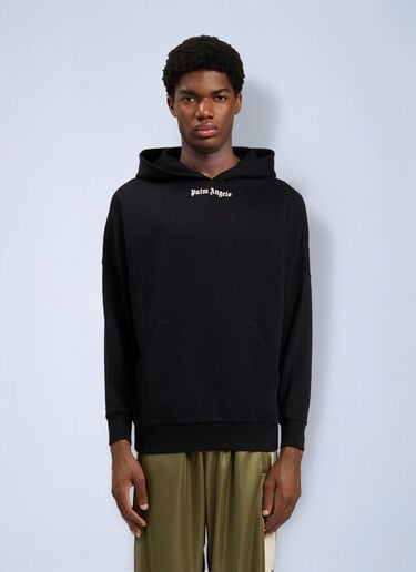Palm Angels Classic Logo Over Hoodie Black pma0164071