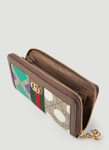 Gucci Ophidia Printed Wallet Brown guc0247296