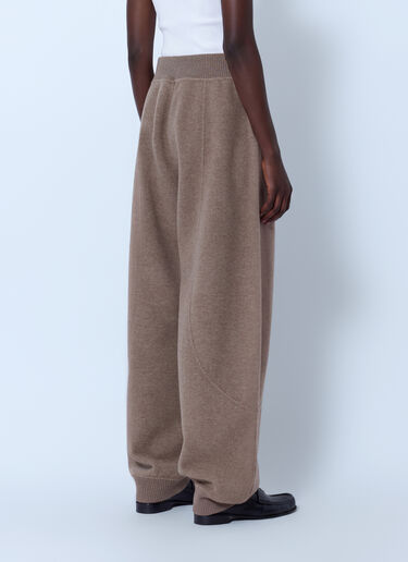 LN-CC® - Max Mara: Wide-Leg Knit Pants - Beige Max Mara Wide-Leg Knit Pants Beige max0266204