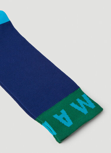 Marni Colour Block Socks Blue mni0251023