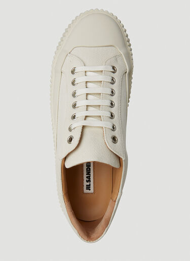 Jil Sander Vulcanized Sneakers White jil0251045