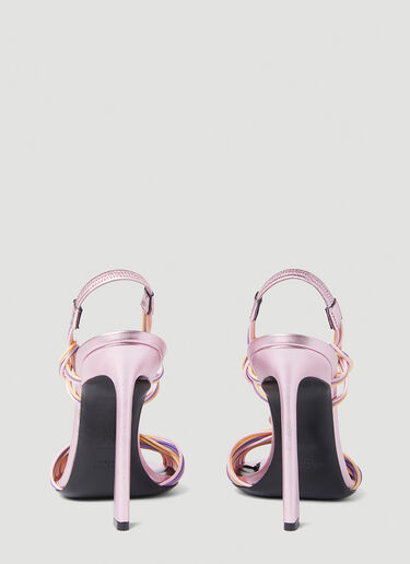 Saint Laurent Pool High Heel Sandals Pink sla0251177