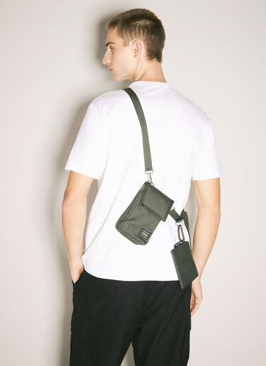 Comme des Garçons Homme Logo Patch Crossbody Bag Green cdh0158005