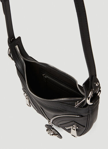 Versace Repeat Small Hobo Bag Black vrs0252023