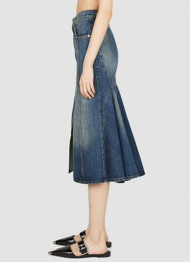 Alexander McQueen Denim Skirt Blue amq0251026