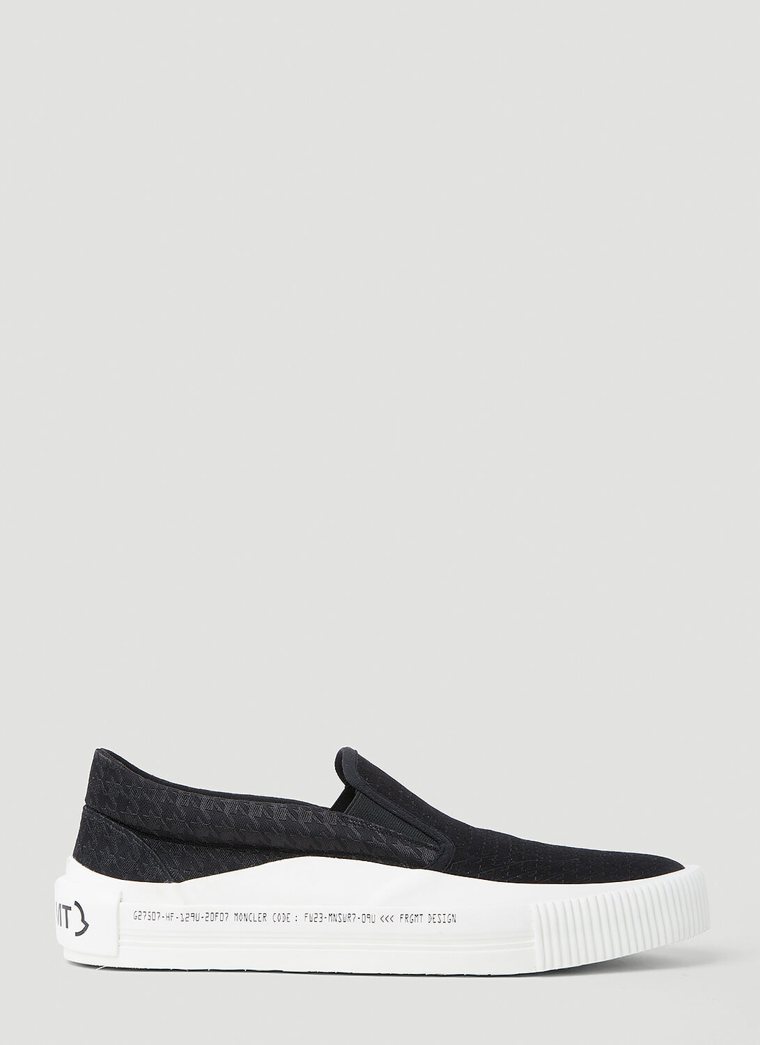 Shop Moncler Genius Vulcan Sneakers In Black