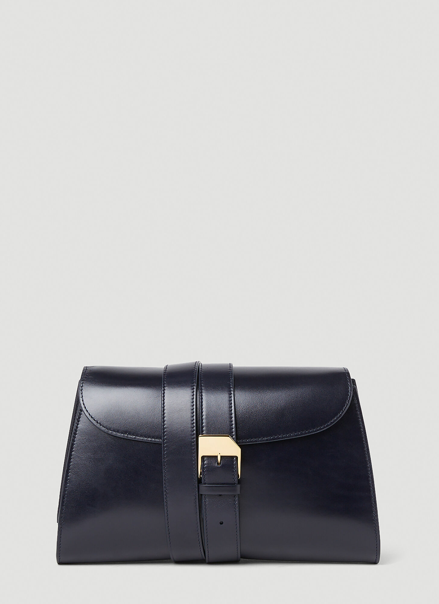 The Row Isla Clutch Bag In Blue