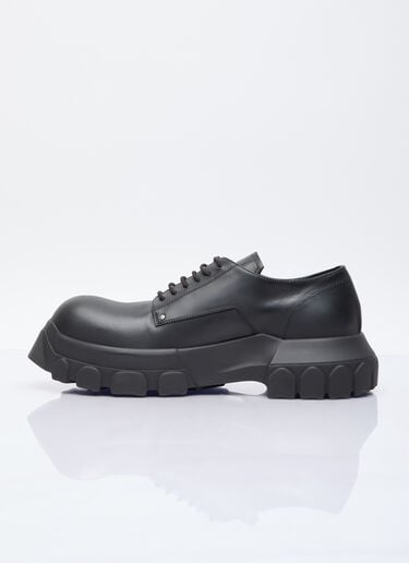 Lace-Up Bozo Tractor Shoes Rick Owens Lace-Up Bozo Tractor Shoes Black ric0155028