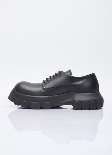 Rick Owens Lace-Up Bozo Tractor Shoes Black ric0155028