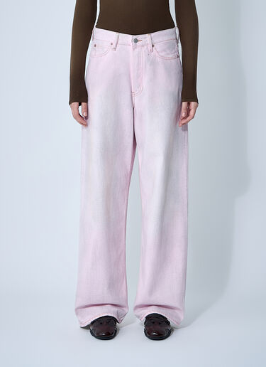 Acne Studios 1981 Coated Jeans Pink acn0361001