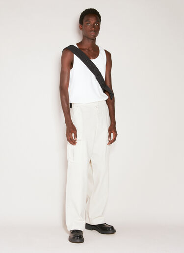 Twill Cargo Pants Prada Twill Cargo Pants Beige pra0153013