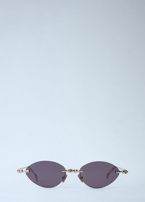 Kuboraum Mask H65 Sunglasses Gold kub0364013