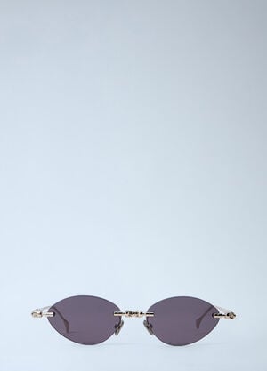 Kuboraum Mask H65 Sunglasses Gold kub0364013