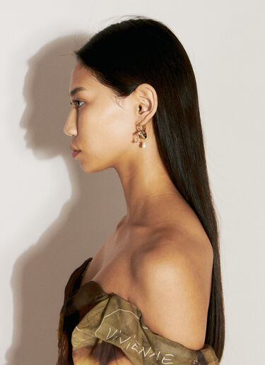 Vivienne Westwood Dragon Earrings Gold vww0256010