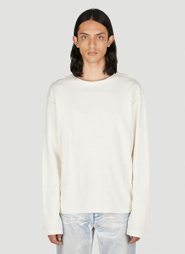 Our Legacy Inverted Sweatshirt Cream our0152005