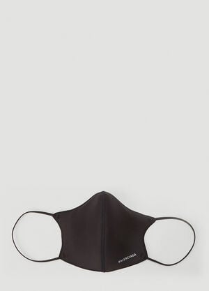 Balenciaga Logo Motif Mask Black bal0343001