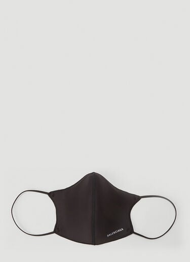 Balenciaga Logo Motif Mask Black bal0343001