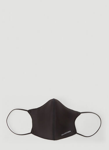 Logo Motif Mask Balenciaga Logo Motif Mask Black bal0343001