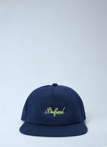 Logo Motif Baseball Cap Badfriend Logo Motif Baseball Cap Navy bad0162005