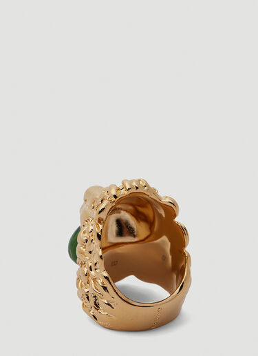 Gucci Lion Head Gemstone Ring Gold guc0250250