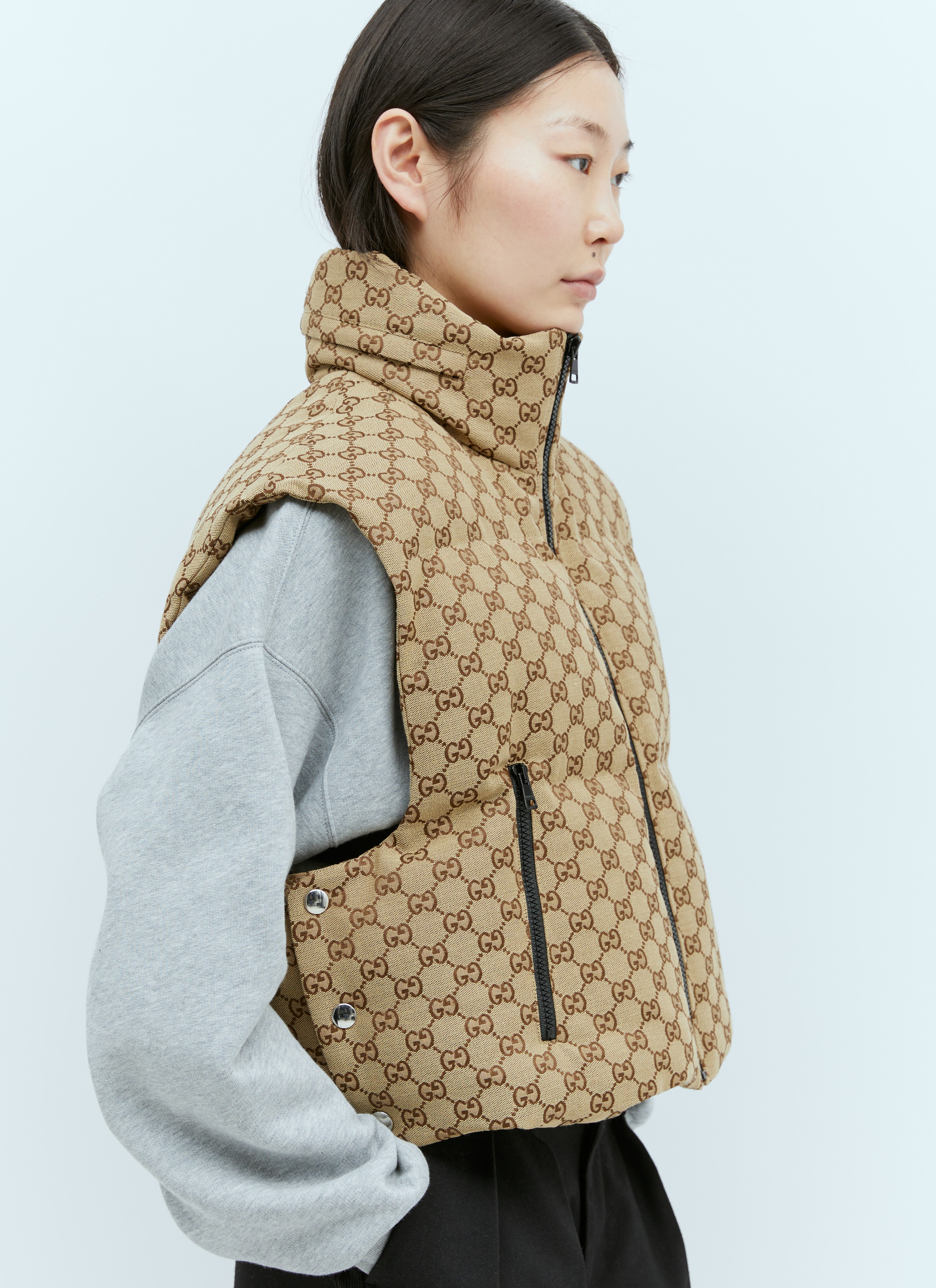 GG Canvas Padded Gilet