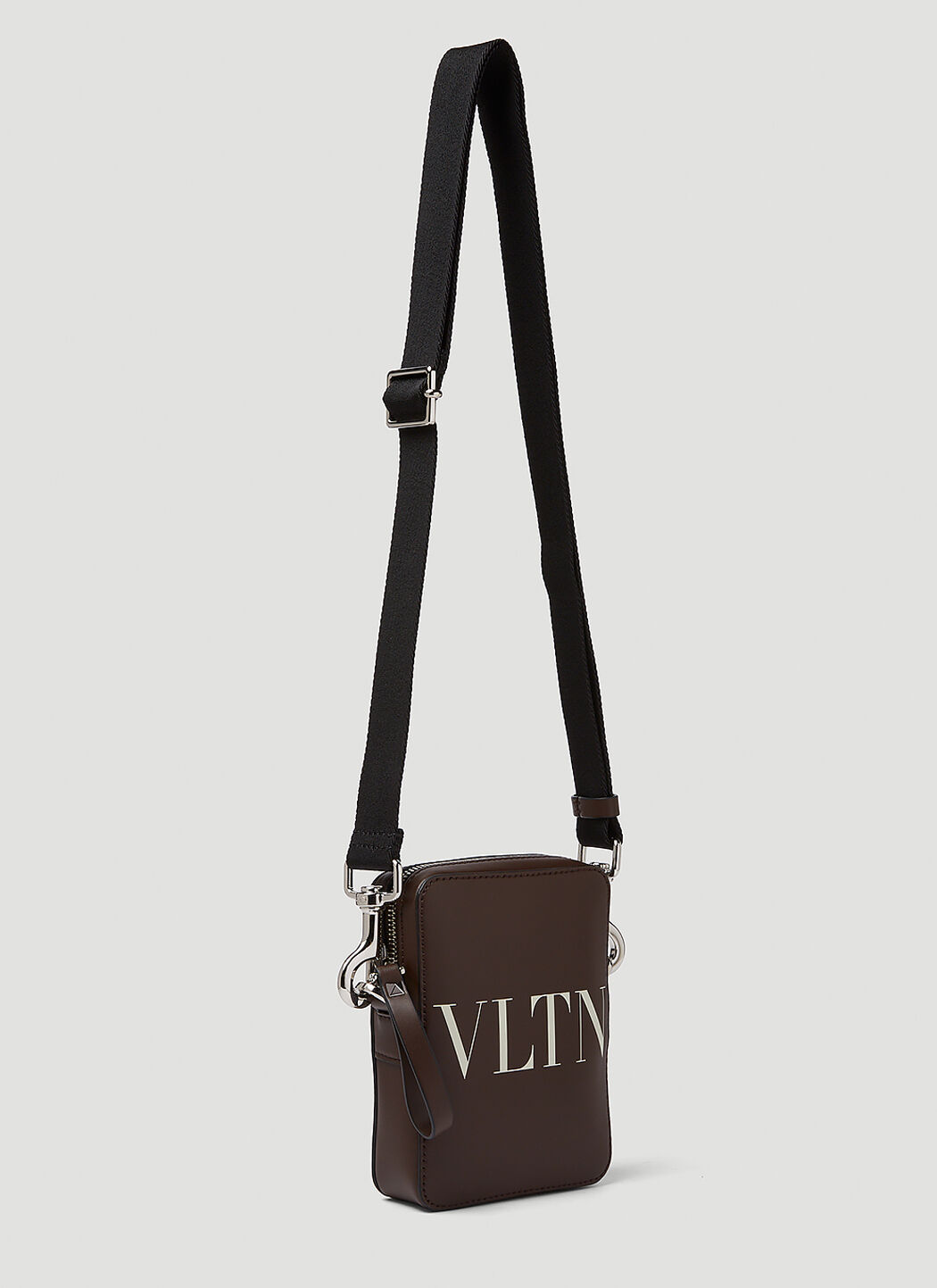 Valentino Small VLTN Shoulder Bag in Bordeaux LN CC