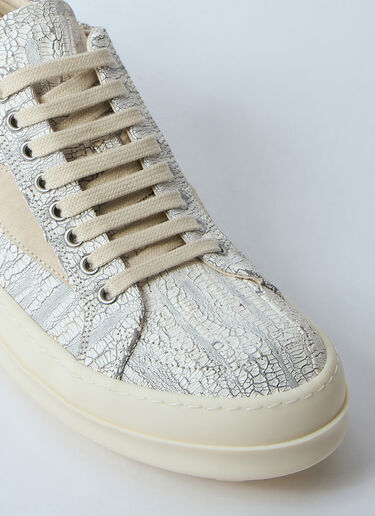 Rick Owens DRKSHDW 코팅 마감 빈티지 스니커즈 화이트 drk0160020