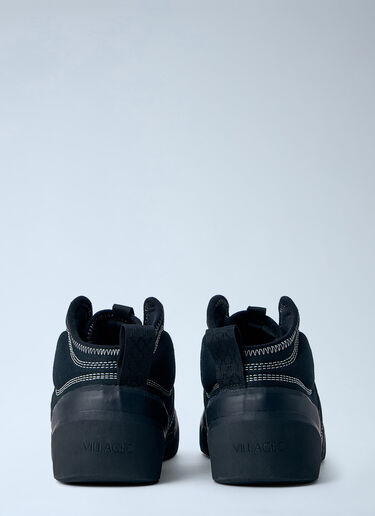Village PM High-Top Sneakers with Contrast Stitching Black vpm0164003
