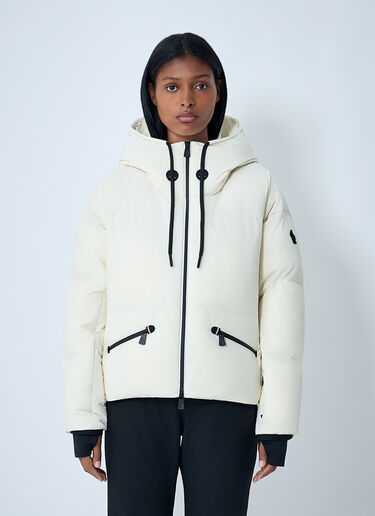 Moncler Grenoble Allesaz 连帽短款羽绒服  白色 mog0262007