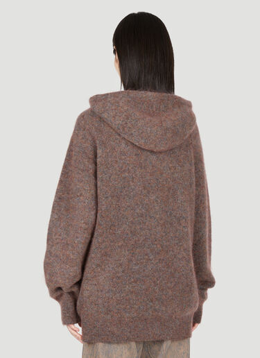 Acne Studios Hooded Mohair Sweater Brown acn0253031