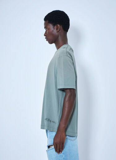 Acne Studios ロゴモチーフ コットンTシャツ グレー acn0165016