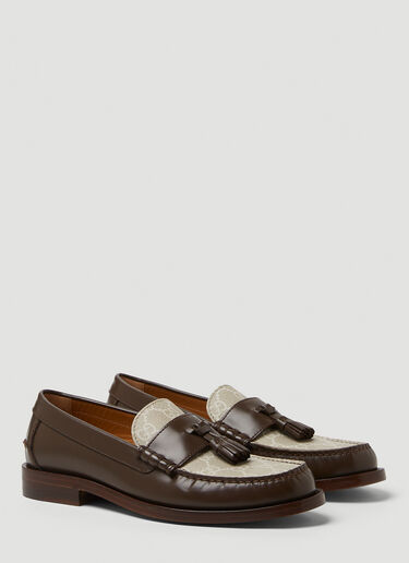 Gucci GG Tassel Loafers Brown guc0250096