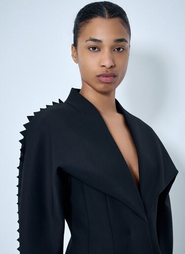 Jacquemus Structured Tailored Jacket Black jac0264007