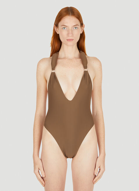 Ziah Halterneck Swimsuit Black zia0251003