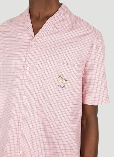 Gucci 락킹 호스 셔츠 핑크 guc0147059