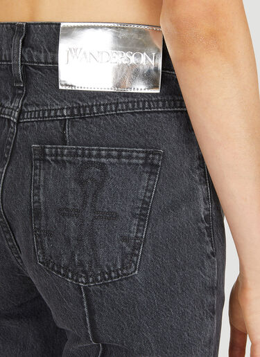 JW Anderson 链条装饰修身牛仔裤 灰色 jwa0249019
