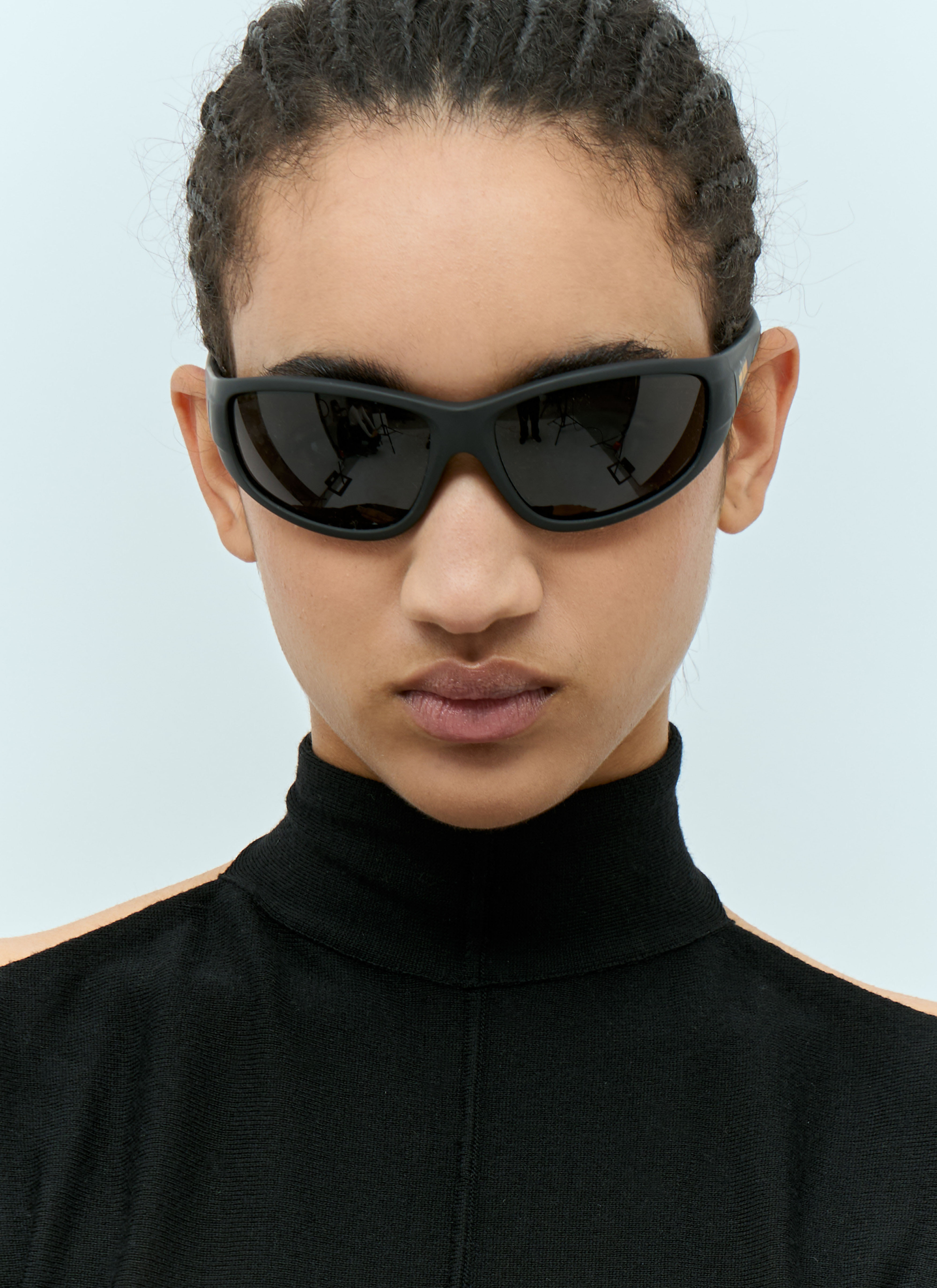 Poppy Lissiman Caidyn Sunglasses Black ppl0231015