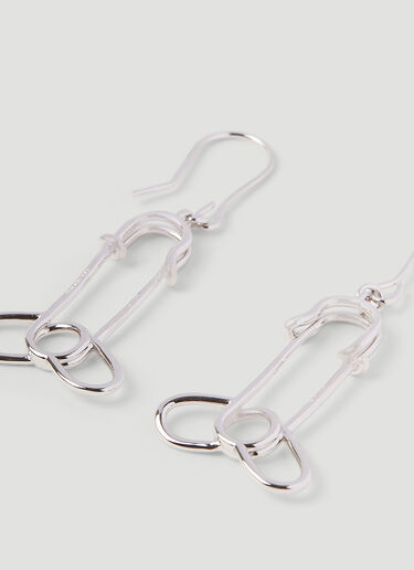 JW Anderson ファリック ペンダントピアス シルバー jwa0354006