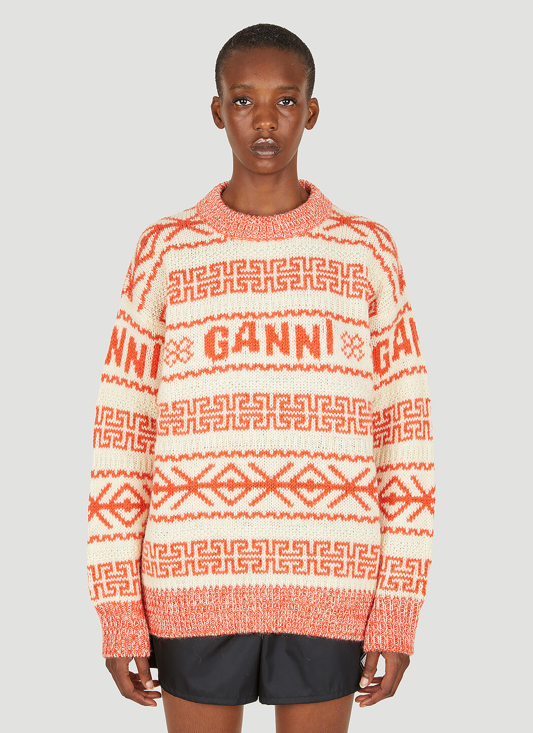 Ganni knit pullover outlet